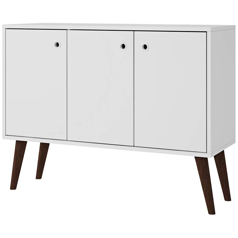 Image 1 Bromma 35 1/2 inch Wide White Finish Modern Buffet