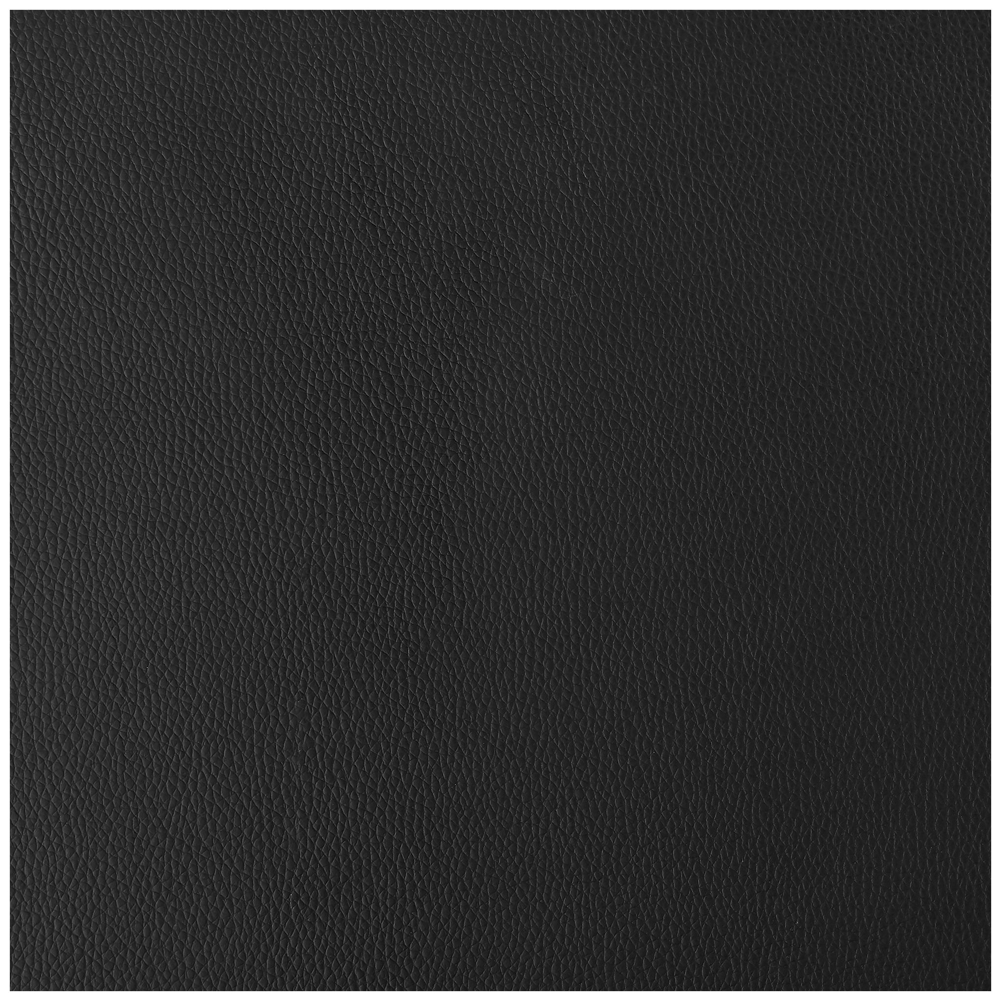 Bronson 30" Black Faux Leather and Black Swivel Bar Stool