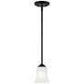 2_Bronson 5 1/4" Wide Matte Black Mini Pendant