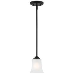 Bronson 5 1/4" Wide Matte Black Mini Pendant