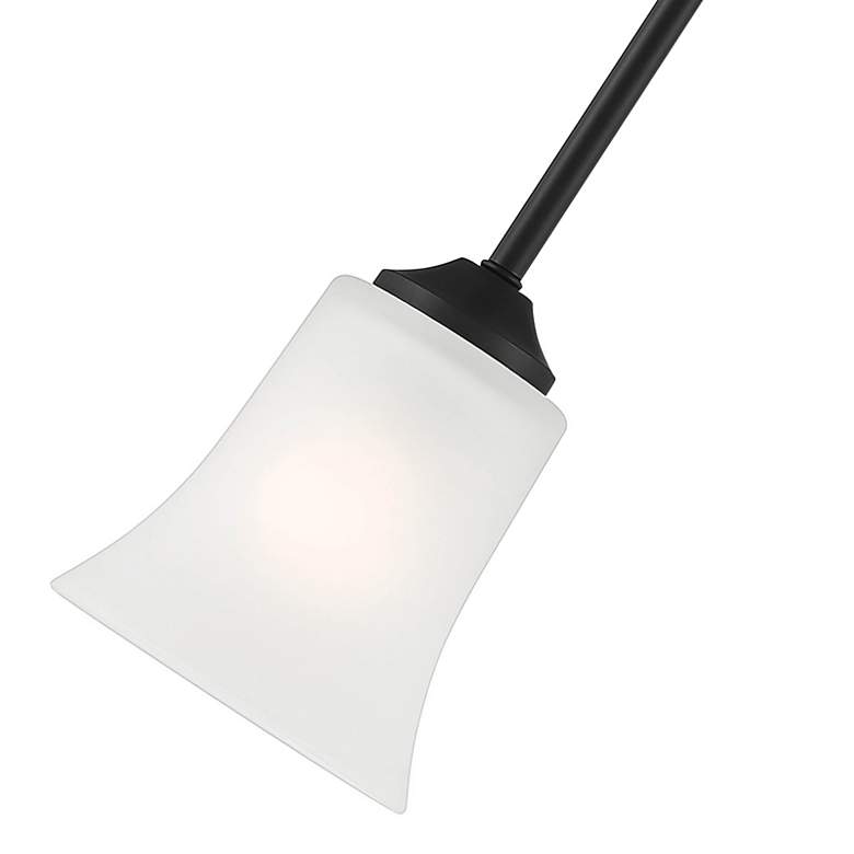 Image 3 Bronson 5 1/4" Wide Matte Black Mini Pendant more views