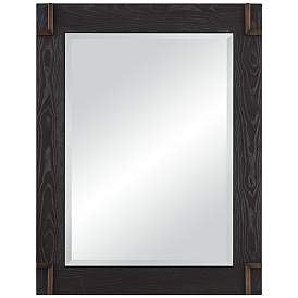 Image2 of Bronson Matte Dark Bronze 28" x 36" Rectangular Wall Mirror
