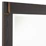 Bronson Matte Dark Bronze 28" x 36" Rectangular Wall Mirror