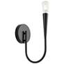 2_Bronte 11" High Black Wall Sconce