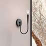 1_Bronte 11" High Black Wall Sconce