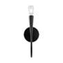 4_Bronte 11" High Black Wall Sconce more views
