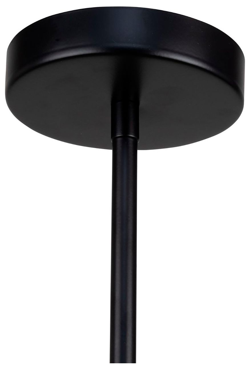 Image 5 Bronte 24.5" Wide 6-Light Black Chandelier more views