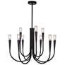 2_Bronte 25.25" Wide 9-Light Black Chandelier
