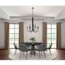 6_Bronte 25.25" Wide 9-Light Black Chandelier more views