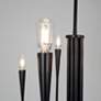 Bronte 25.25" Wide 9-Light Black Chandelier