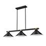 5_Bronte by Z-Lite Matte Black + Rubbed Brass 54 inch 3 Light Billiard more views