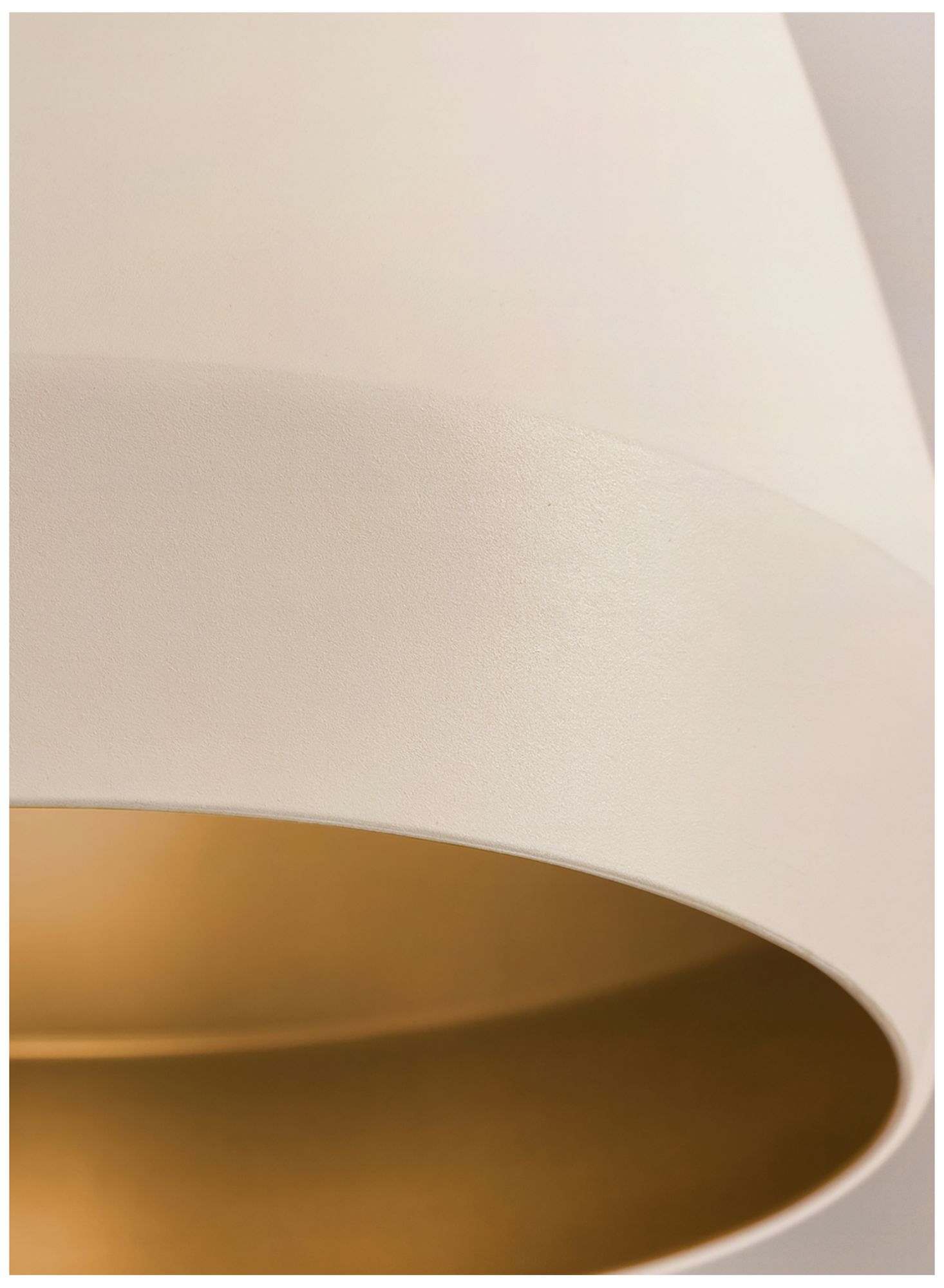 Image 5 Bronx 14" Wide White Gold Pendant more views