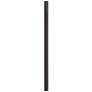 Bronze 84" High Metal Outdoor Direct Burial Lamp Post