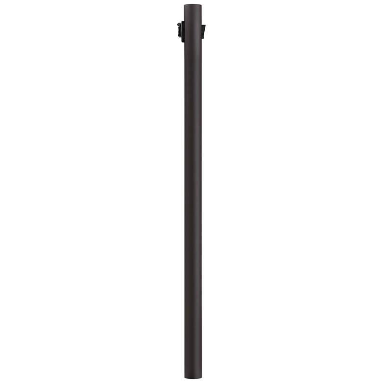 Image 2 Bronze 84" High Outlet Dusk-to-Dawn Direct Burial Lamp Post more views
