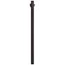 Bronze 84" High Outlet Dusk-to-Dawn Direct Burial Lamp Post