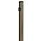 Bronze 96" High Dusk-to-Dawn Direct Burial Lamp Post