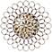 Bronze and Champagne Silver Capiz Shell 35" Wide Wall Art