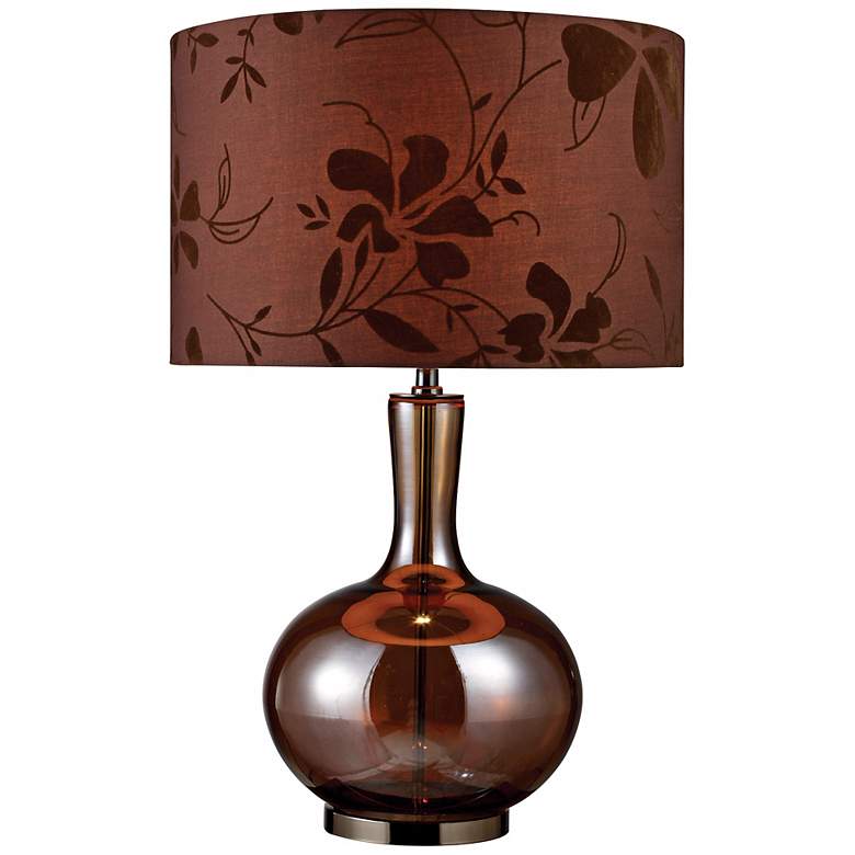 Image 1 Bronze and Coffee Plated Gourd Table Lamp