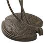 4_Bronze and Gold Intertwined Lilies Floor Lamp with Socket more views