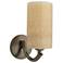 Bronze and Onyx Cylindrical Wall Sconce
