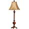Bronze and Rust Traditional Buffet Table Lamp