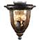 Bronze Ceiling Fan Light Kit With Amber Hammered Glass