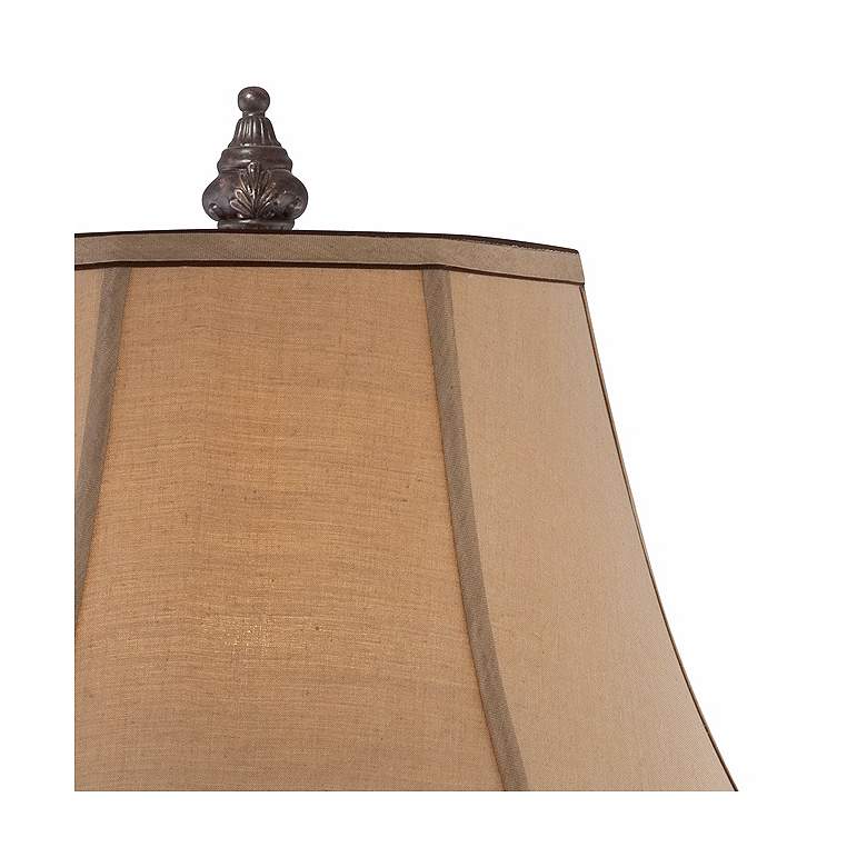 Image 3 Bronze Crackle Large Urn Table Lamp with Table Top Dimmer more views