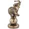 Bronze Elephant on a Ball 11 1/4" High Decorative Statue