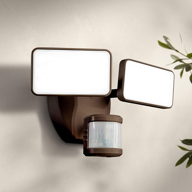 Image 1 Bronze Finish DualBrite Motion-Activated LED Security Light
