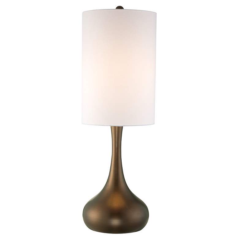 Image 1 Bronze Finish Moderne Table Lamp