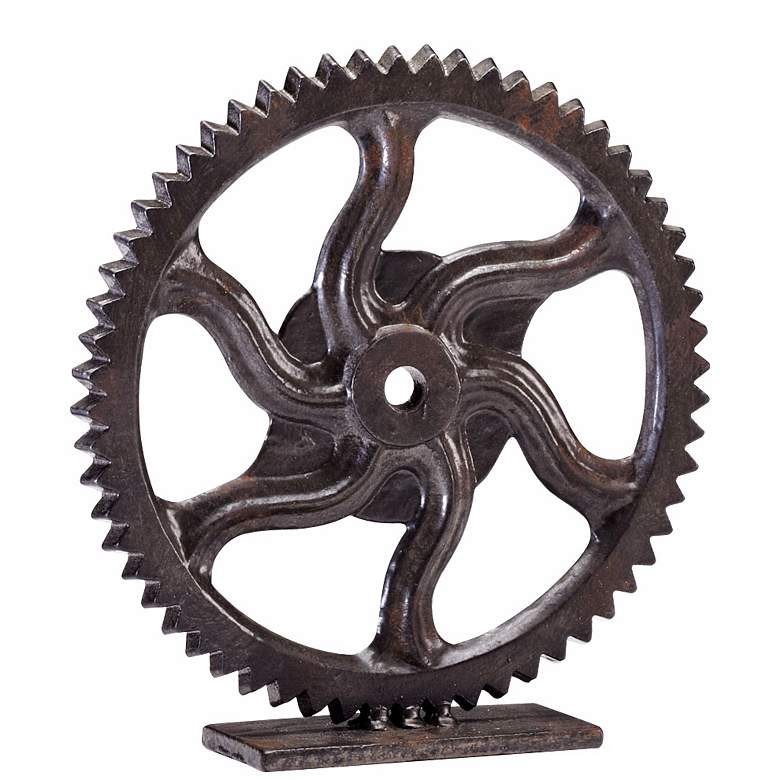 Image 1 Bronze Gear Sculpture #3