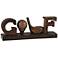 Bronze Golf Sign Decorative Accent
