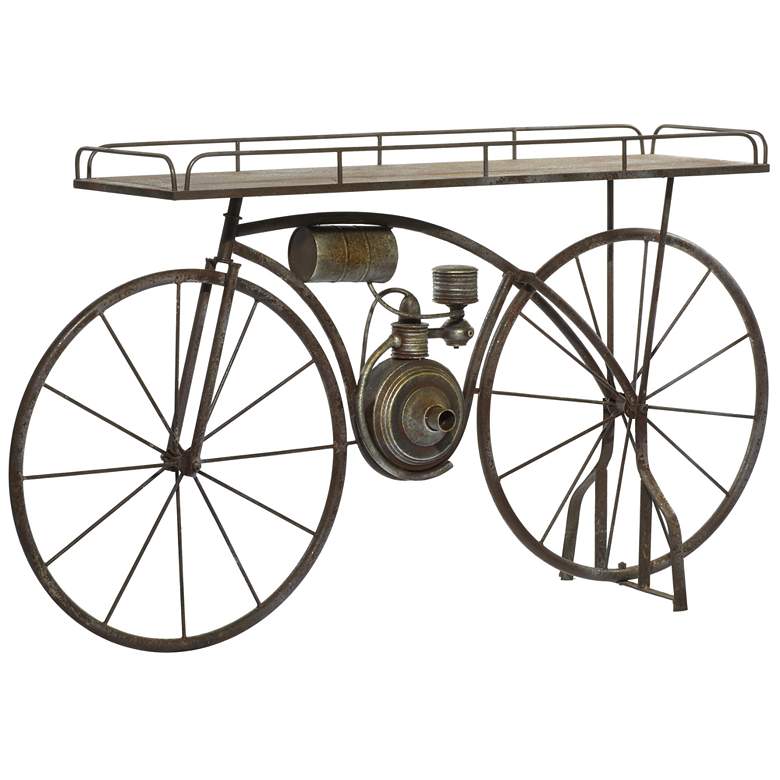 Image 1 Bronze Metal Farmhouse Plantstand, 65" x 14" x 35"