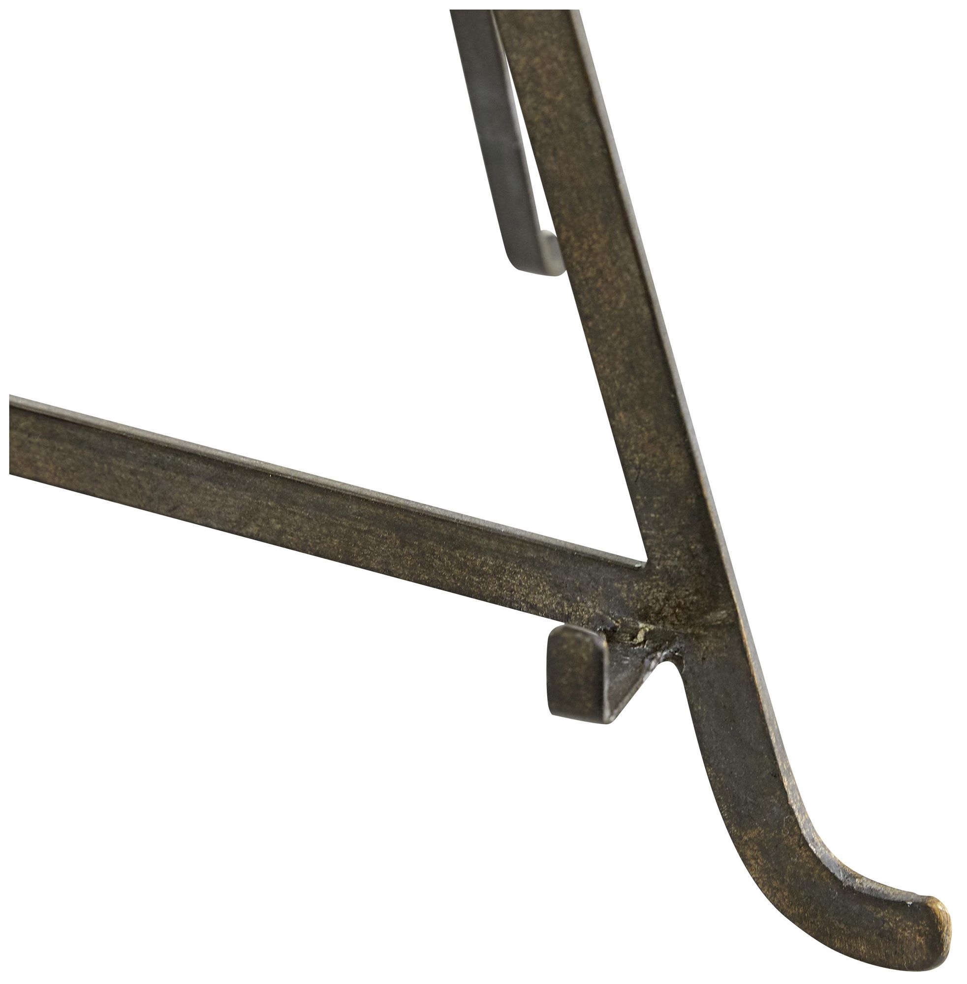 Image 3 Bronze Metal Traditional Easel, S/2 13", 15"H more views