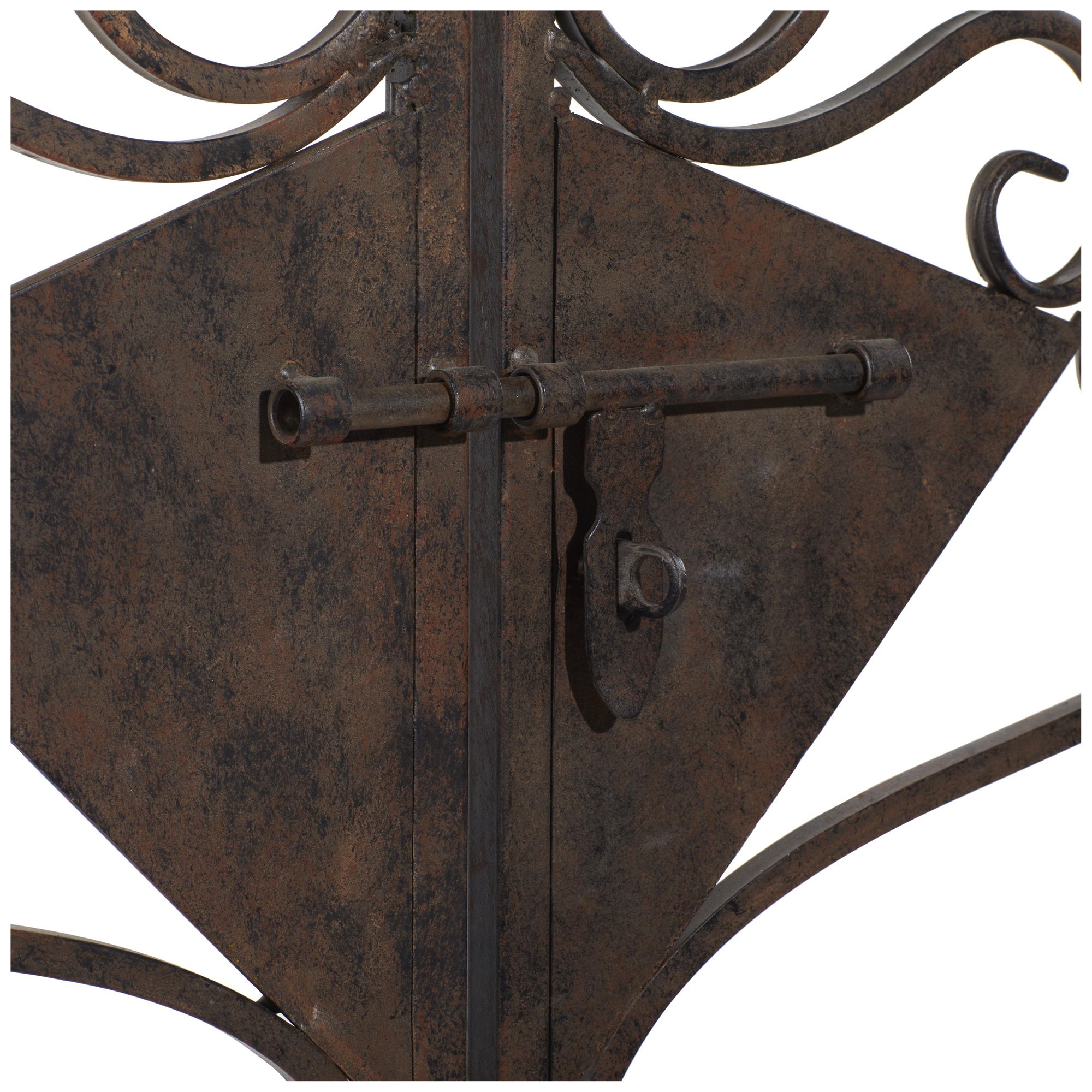 Image 3 Bronze Metal Traditional Garden Arbor, 78" x 14" x 94" more views