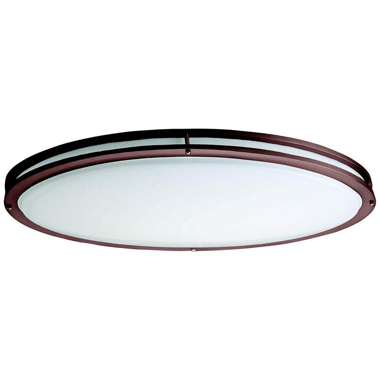 Image 2 Bronze Oval 32 1/2 inch Wide 4707 Lumen LED Ceiling Light
