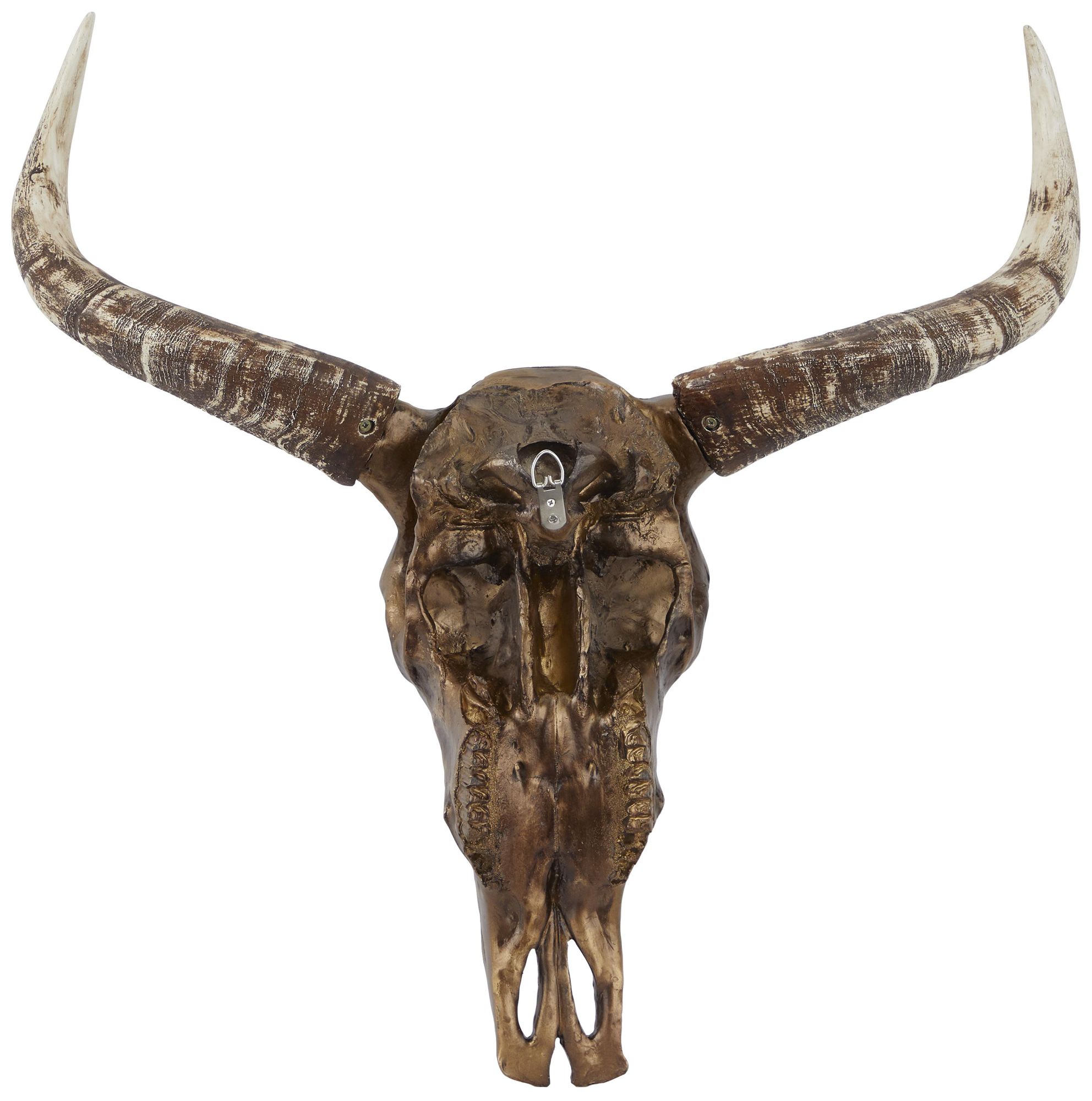 Image 5 Bronze Polystone Bohemian Wall Decor, 28" x 7" x 30" more views