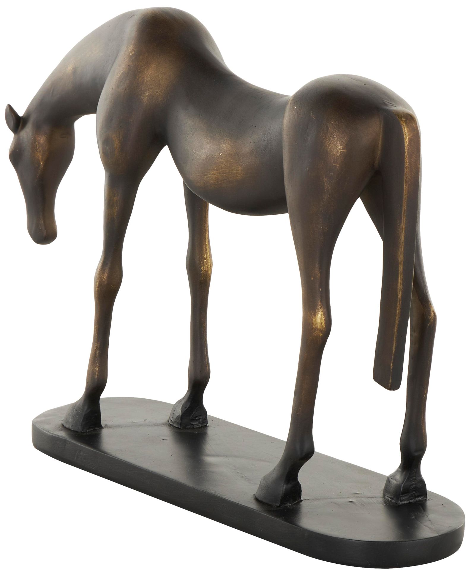 Image 5 Bronze Polystone Farmhouse Sculpture, 12" x 3" x 8" more views