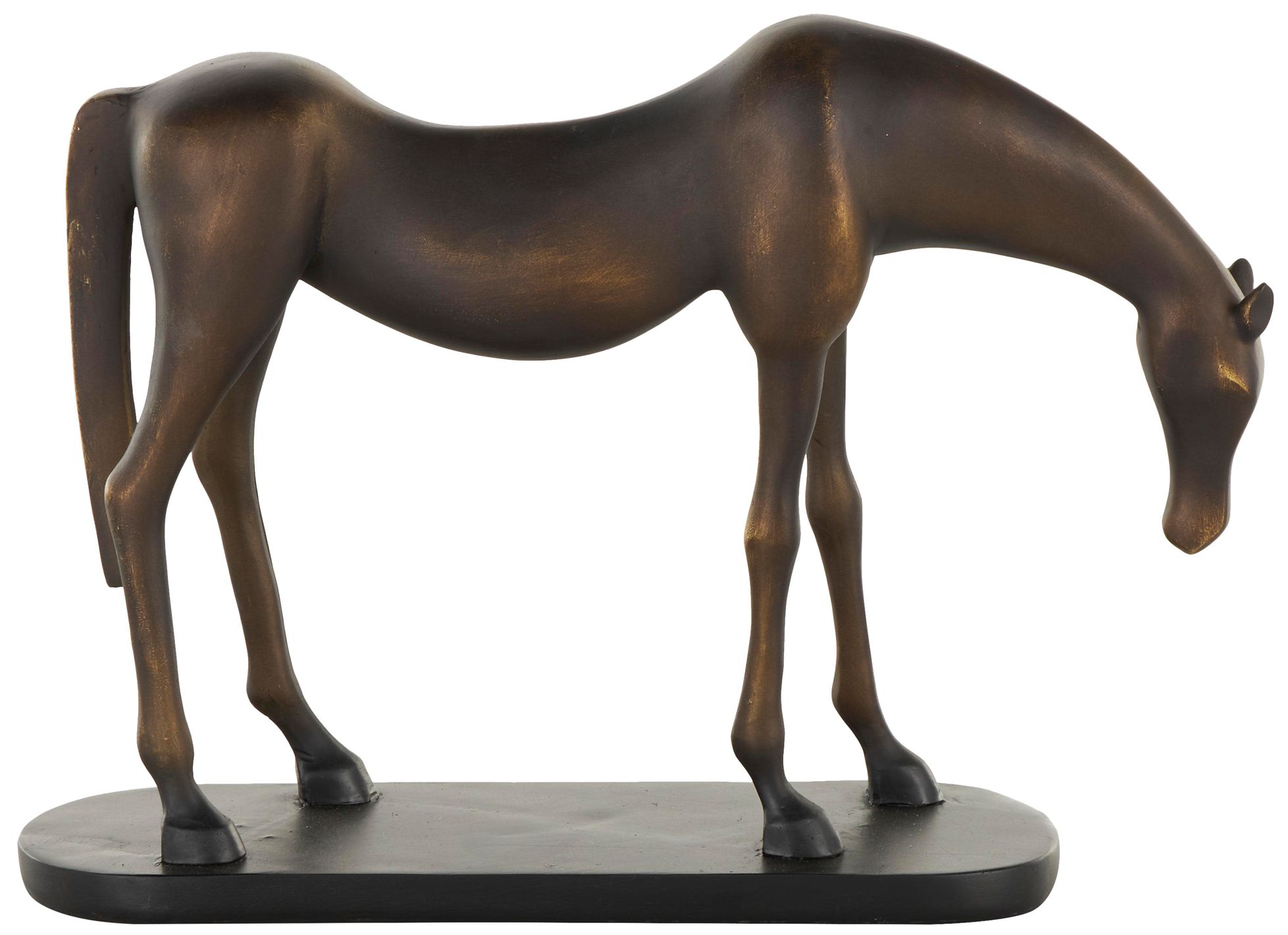 Image 6 Bronze Polystone Farmhouse Sculpture, 12" x 3" x 8" more views