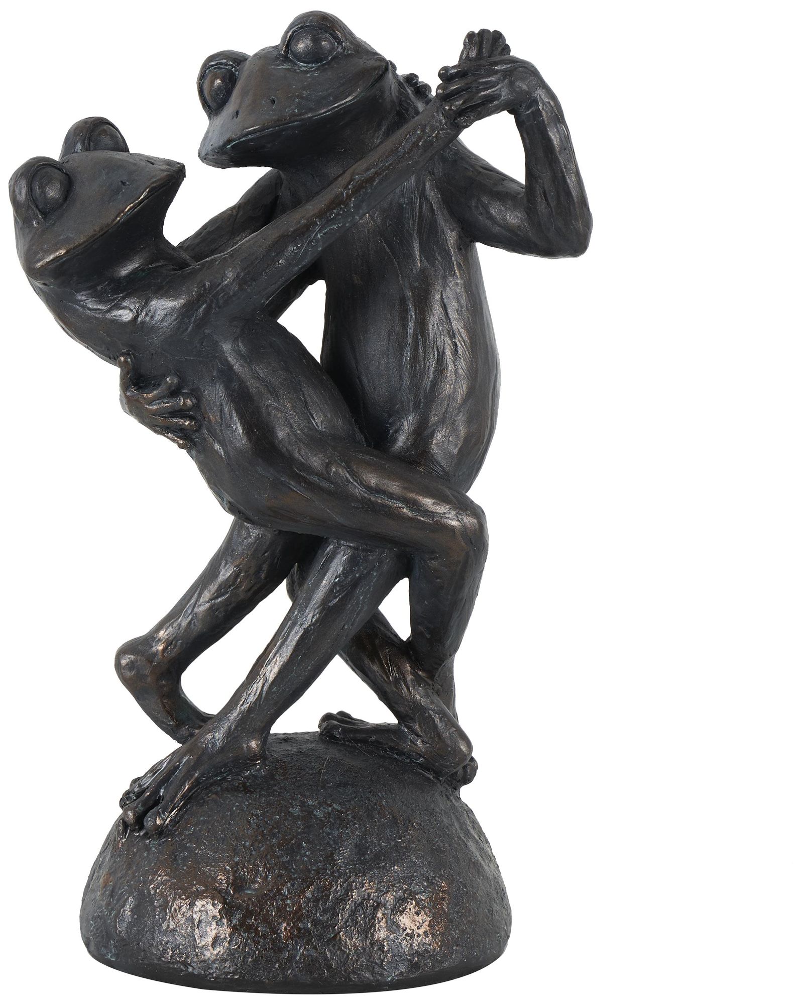 Image 2 Bronze Resin Eclectic Sculpture, 9" x 7" x 17"