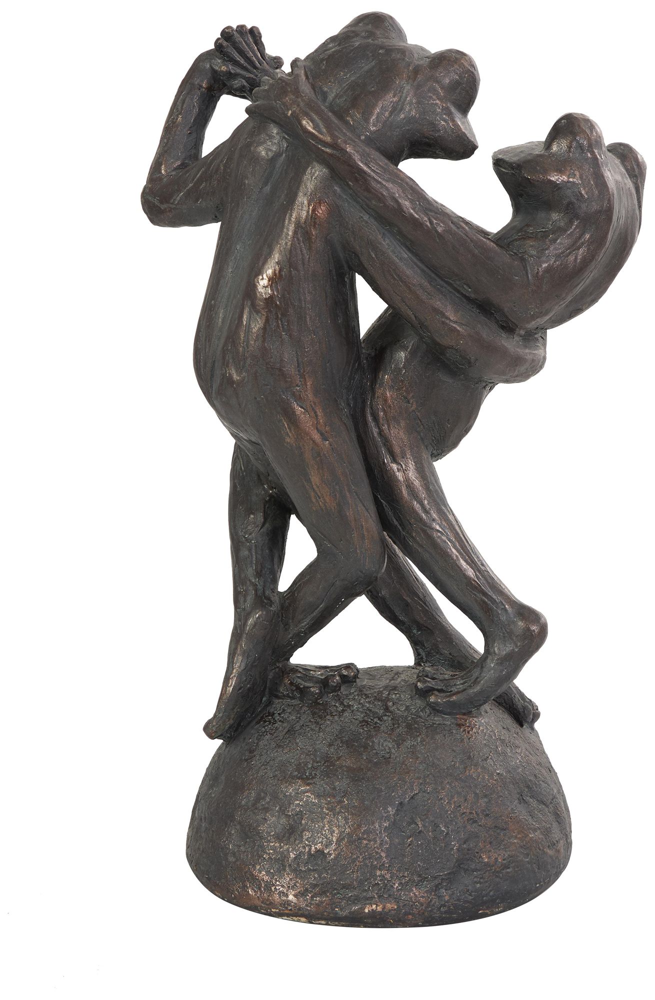 Image 5 Bronze Resin Eclectic Sculpture, 9" x 7" x 17" more views