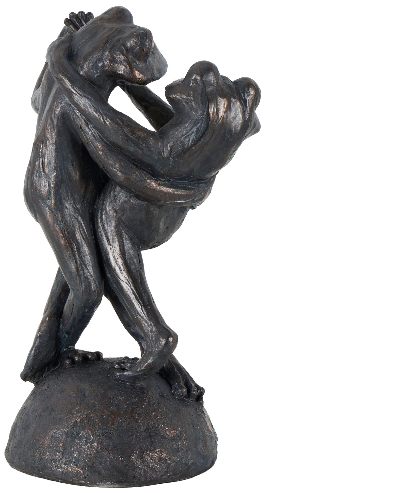 Image 6 Bronze Resin Eclectic Sculpture, 9" x 7" x 17" more views