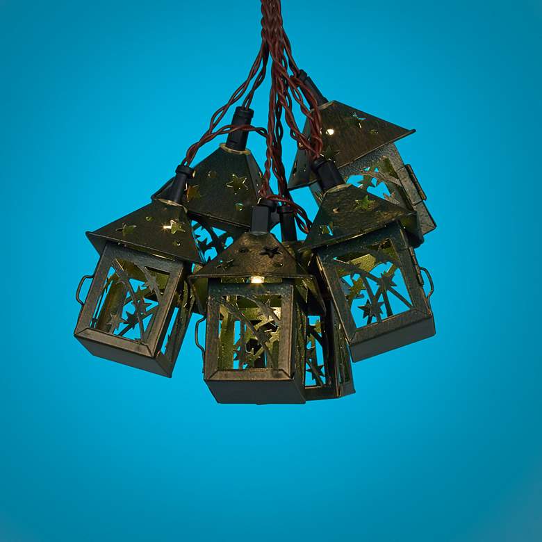 Image 1 Bronze Star 10-Light LED Party String Lights