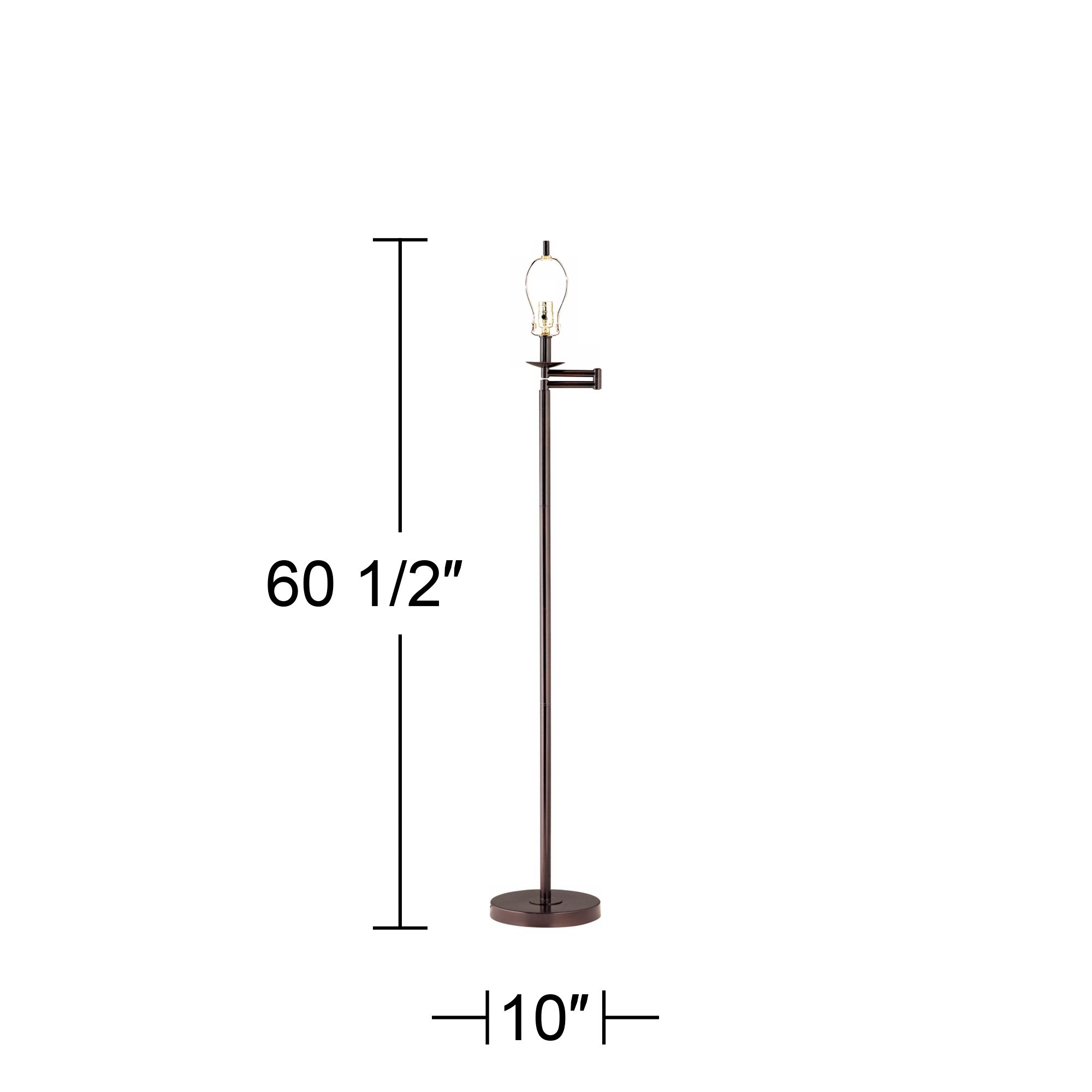 Bronze Swing Arm Floor Lamp Base 41523 Lamps Plus
