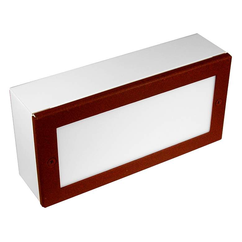 Image 1 Bronze Texture 8" Wide LED Paver Light