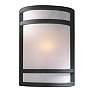 Bronze With French Scavo Glass 9 1/2" High Wall Sconce