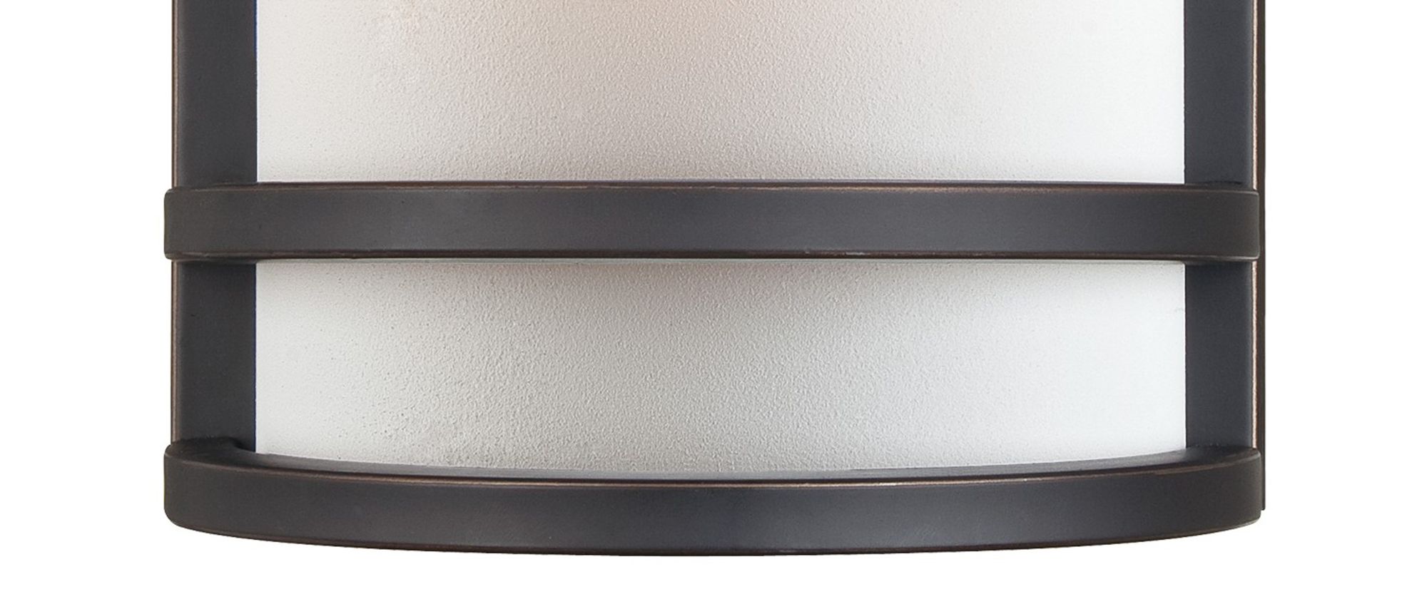 Image 4 Bronze With French Scavo Glass 9 1/2" High Wall Sconce more views