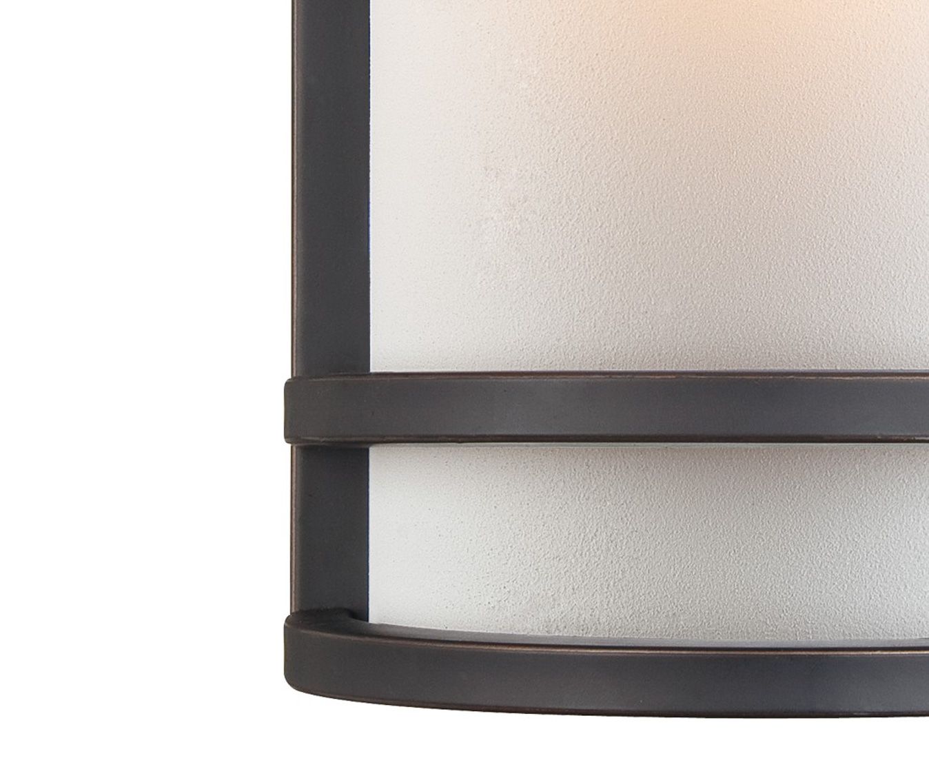 Image 5 Bronze With French Scavo Glass 9 1/2" High Wall Sconce more views