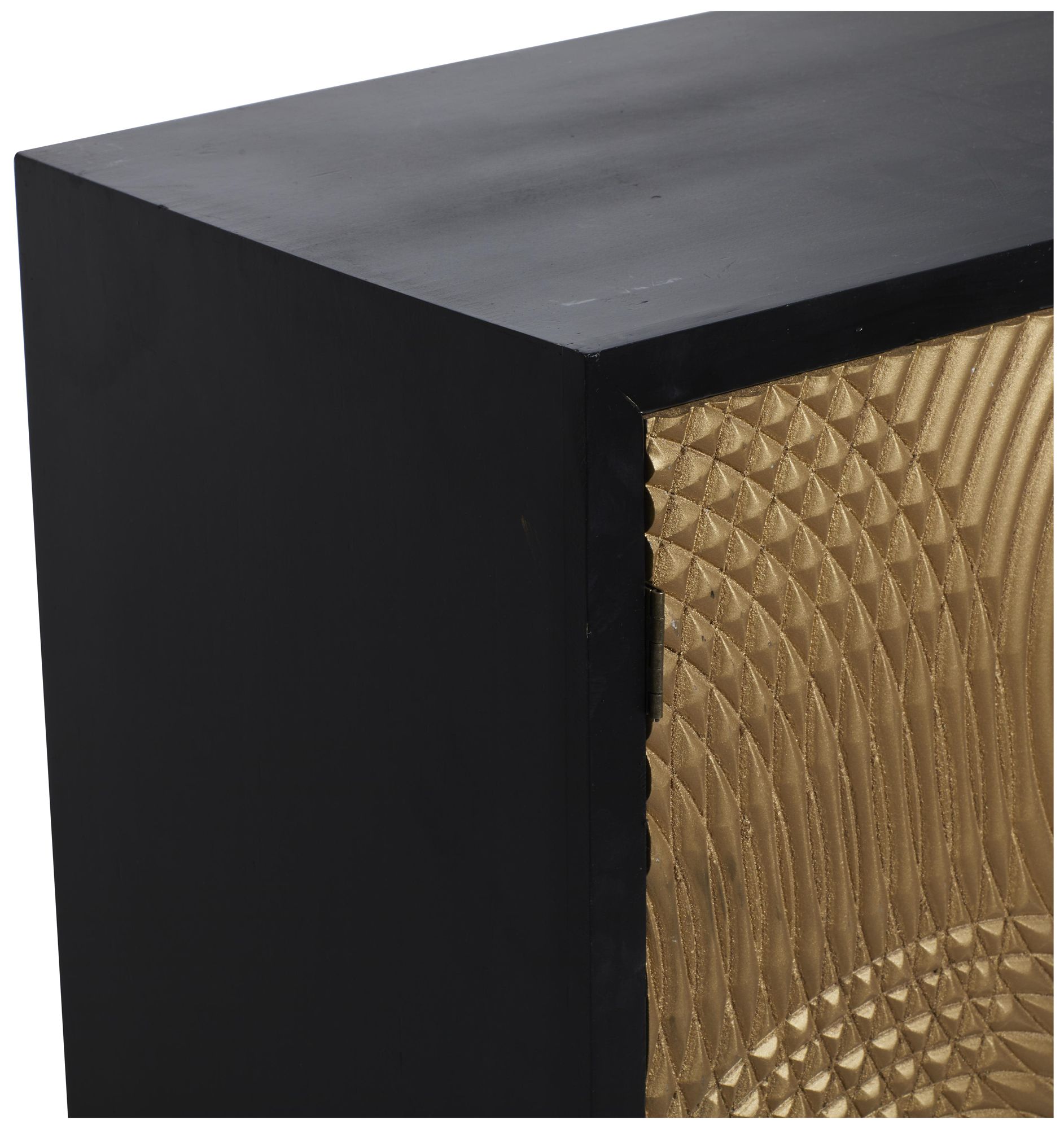 Image 3 Bronze Wood Contemporary Cabinet, 30" x 14" x 33" more views