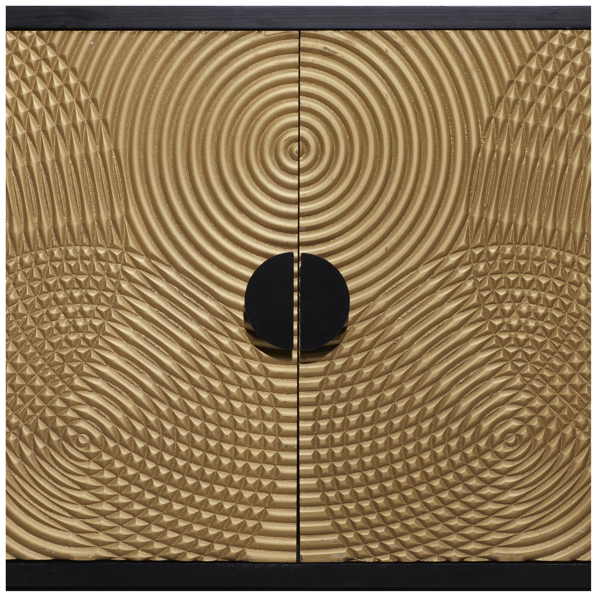 Image 4 Bronze Wood Contemporary Cabinet, 30" x 14" x 33" more views